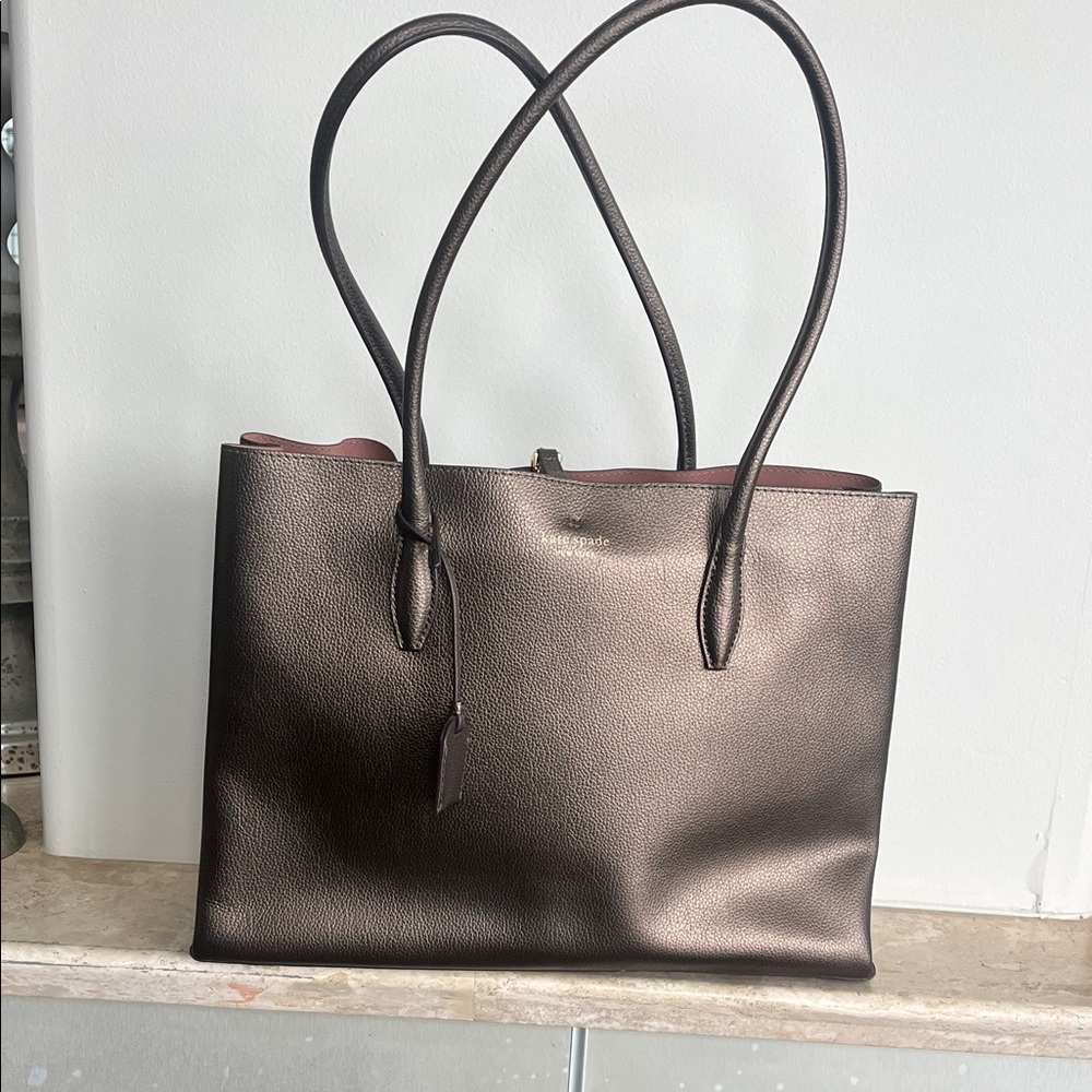 Kate Spade Metallic Brown Tote